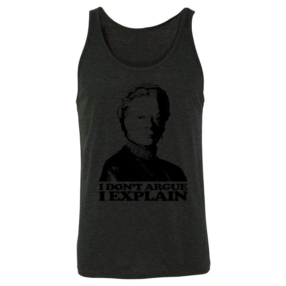 Unisex Jersey Tank - 4DRSASDK - Charcoal Black Triblend - 5