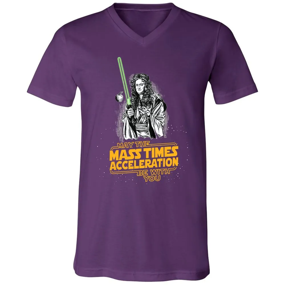 Unisex V-Neck T-Shirt - 6J8VUZR9 - Team Purple - 2