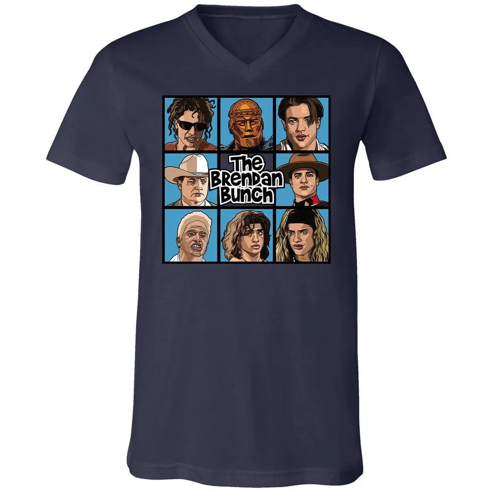 Unisex V-Neck T-Shirt - 3VPPFP18 - Navy - 9