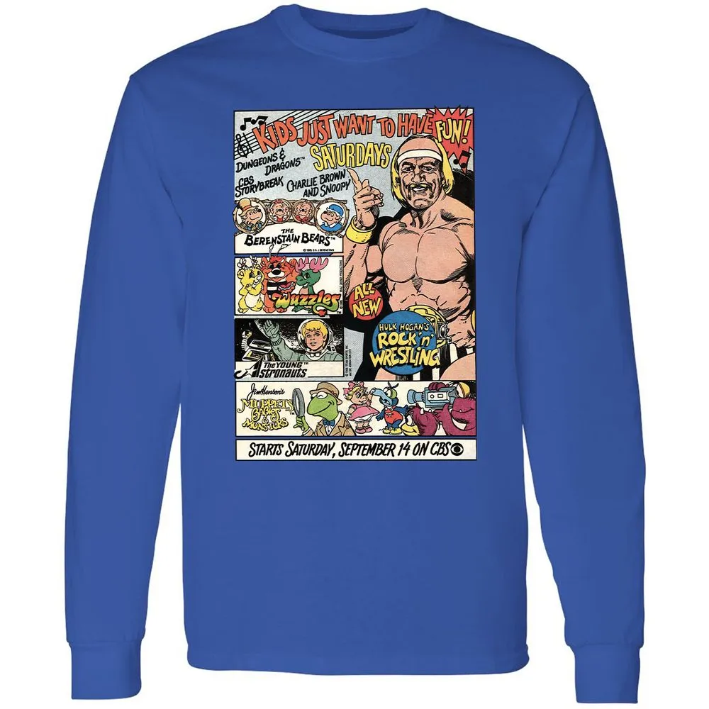 Long Sleeve T-Shirt - XJR5BV52 - Royal - 4