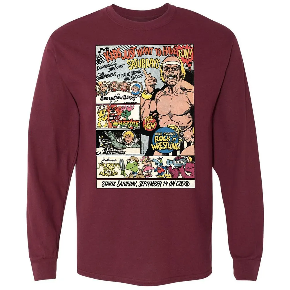 Long Sleeve T-Shirt - XJR5BV52 - Maroon - 11