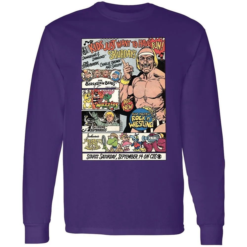 Long Sleeve T-Shirt - XJR5BV52 - Purple - 13