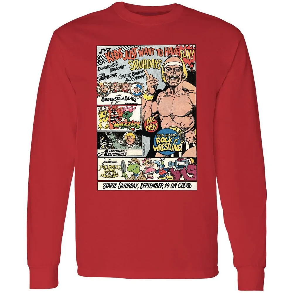 Long Sleeve T-Shirt - XJR5BV52 - Red - 14