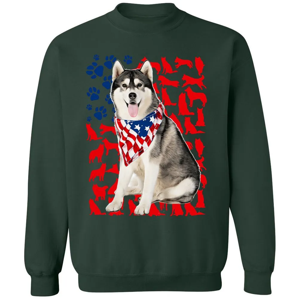 Classic Unisex Sweatshirt - 6NSV8C5F - Forest Green - 4