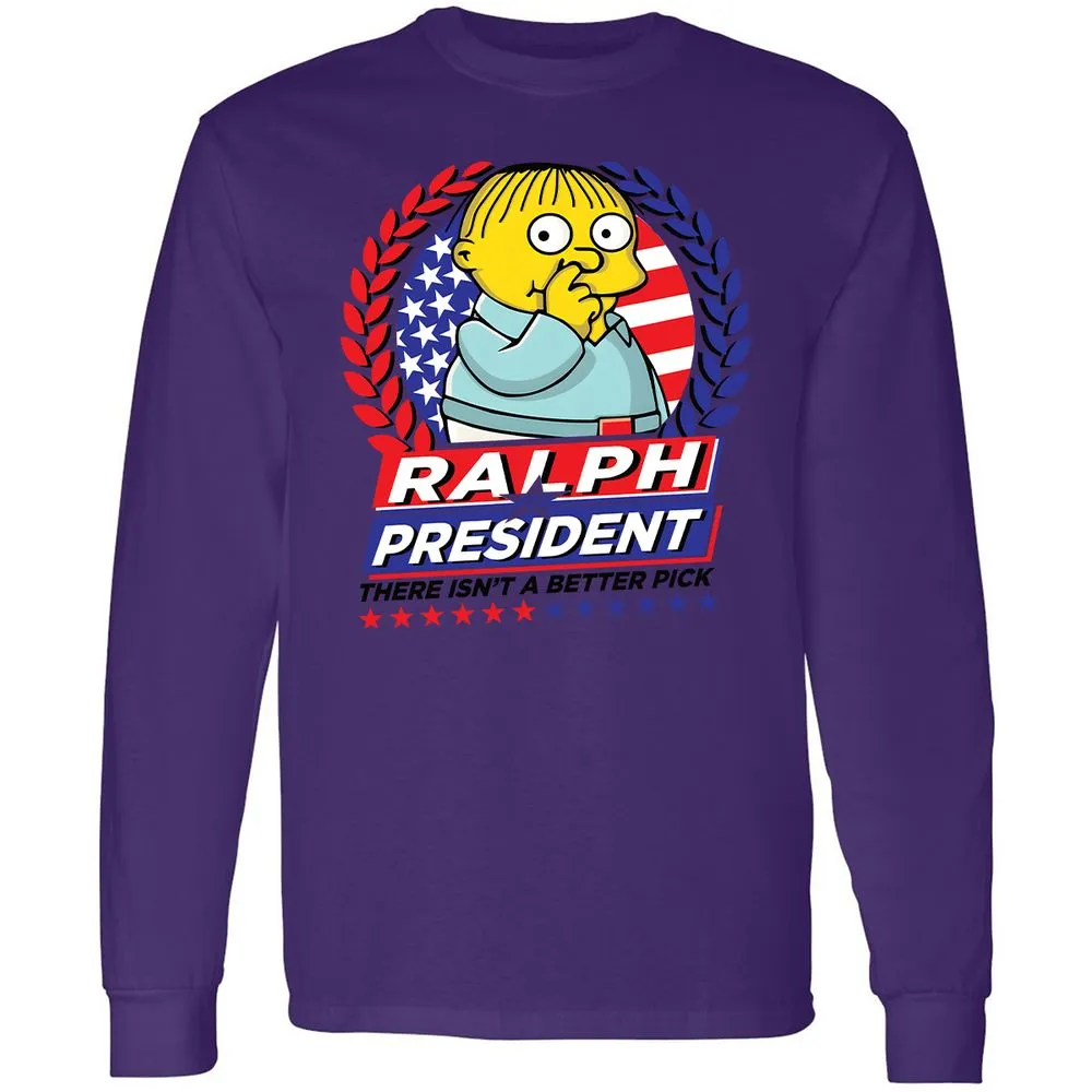 Long Sleeve T-Shirt - H8VUZ4SJ - Purple - 13