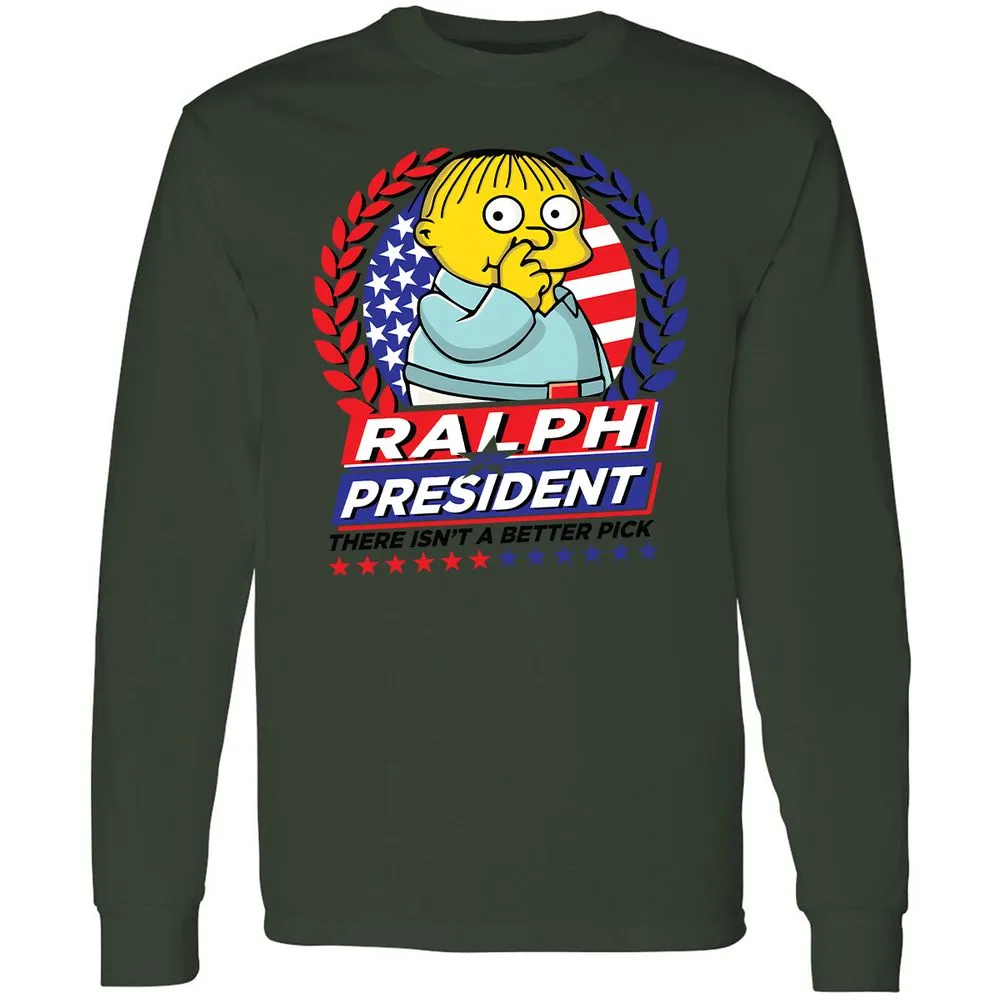 Long Sleeve T-Shirt - H8VUZ4SJ - Forest Green - 8