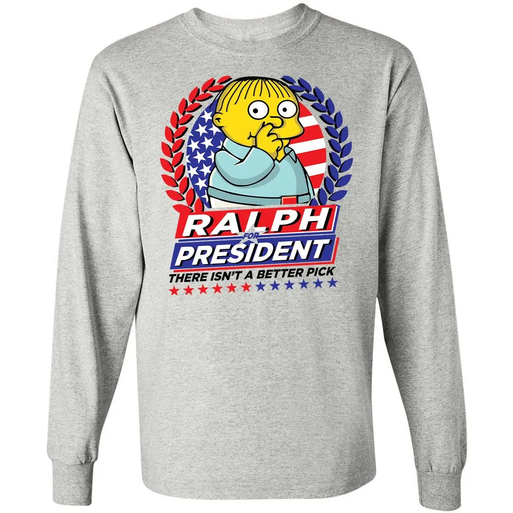 Long Sleeve T-Shirt - H8VUZ4SJ - Ash - 5