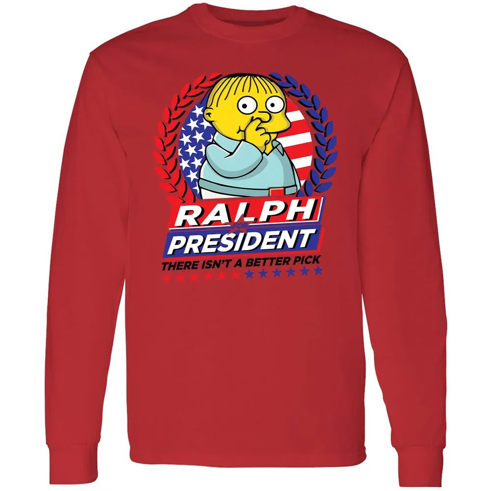 Long Sleeve T-Shirt - H8VUZ4SJ - Red - 14