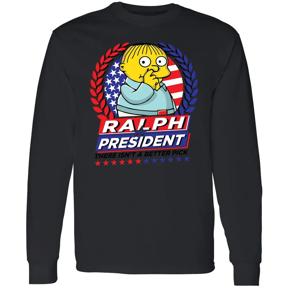 Long Sleeve T-Shirt - H8VUZ4SJ - Black - 16