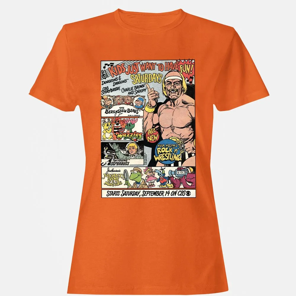 Women's T-Shirt - 5G16QMHQ - Orange - 11