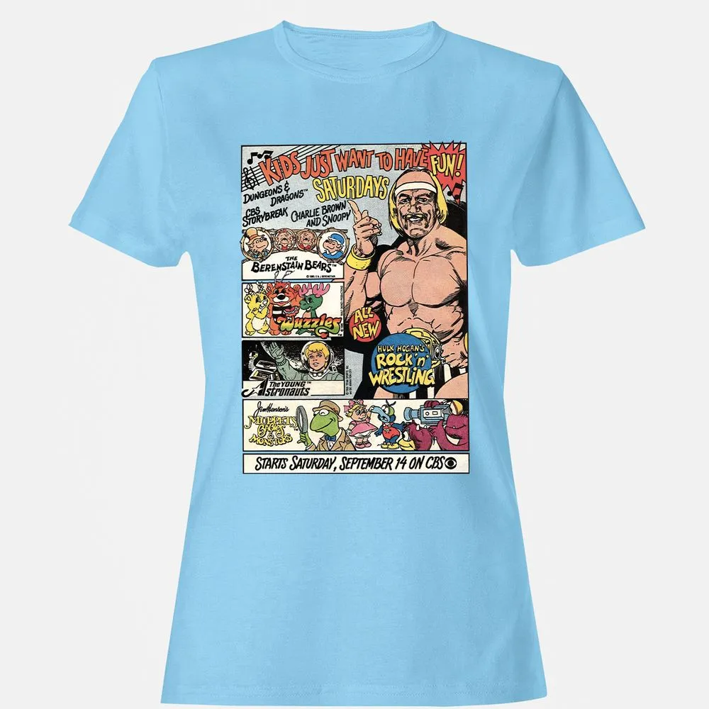 Women's T-Shirt - 5G16QMHQ - Light Blue - 8