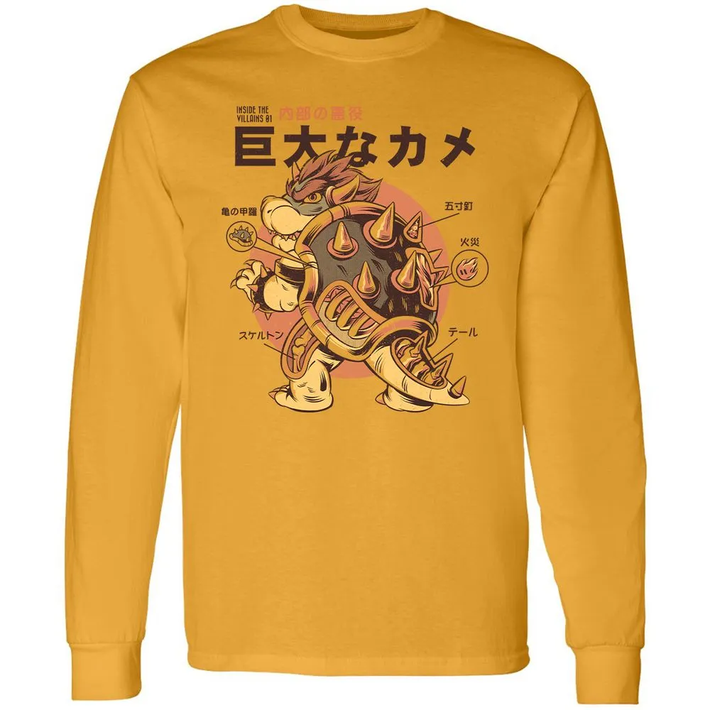 Long Sleeve T-Shirt - 9A9GBFKF - Gold - 9