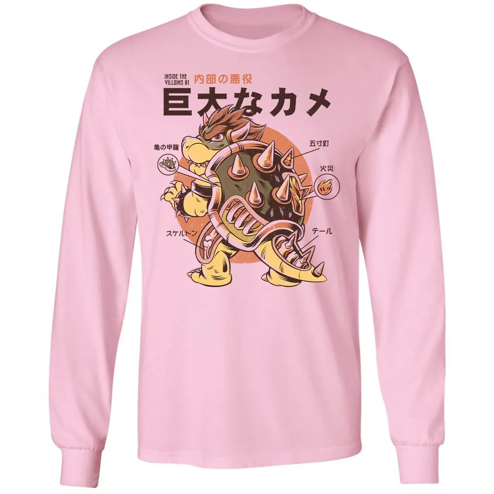 Long Sleeve T-Shirt - 9A9GBFKF - Light Pink - 3