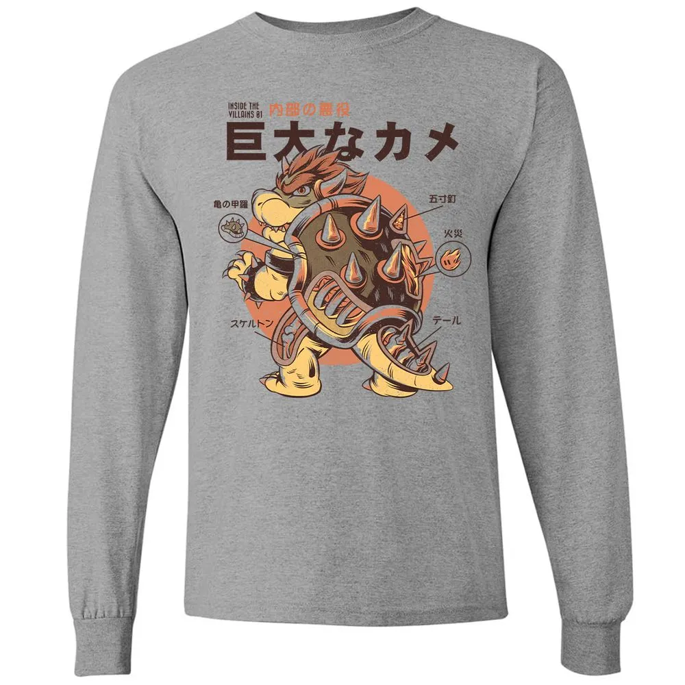 Long Sleeve T-Shirt - 9A9GBFKF - Graphite Heather - 6