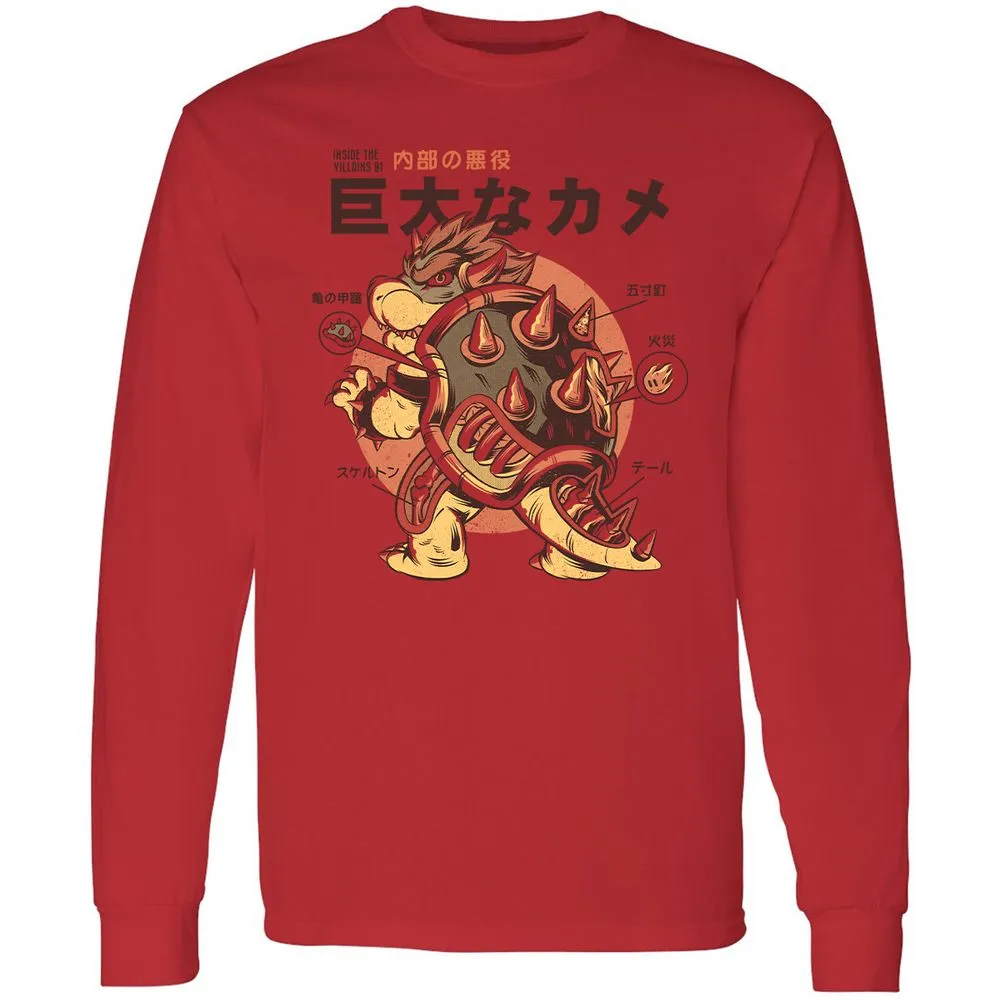 Long Sleeve T-Shirt - 9A9GBFKF - Red - 14