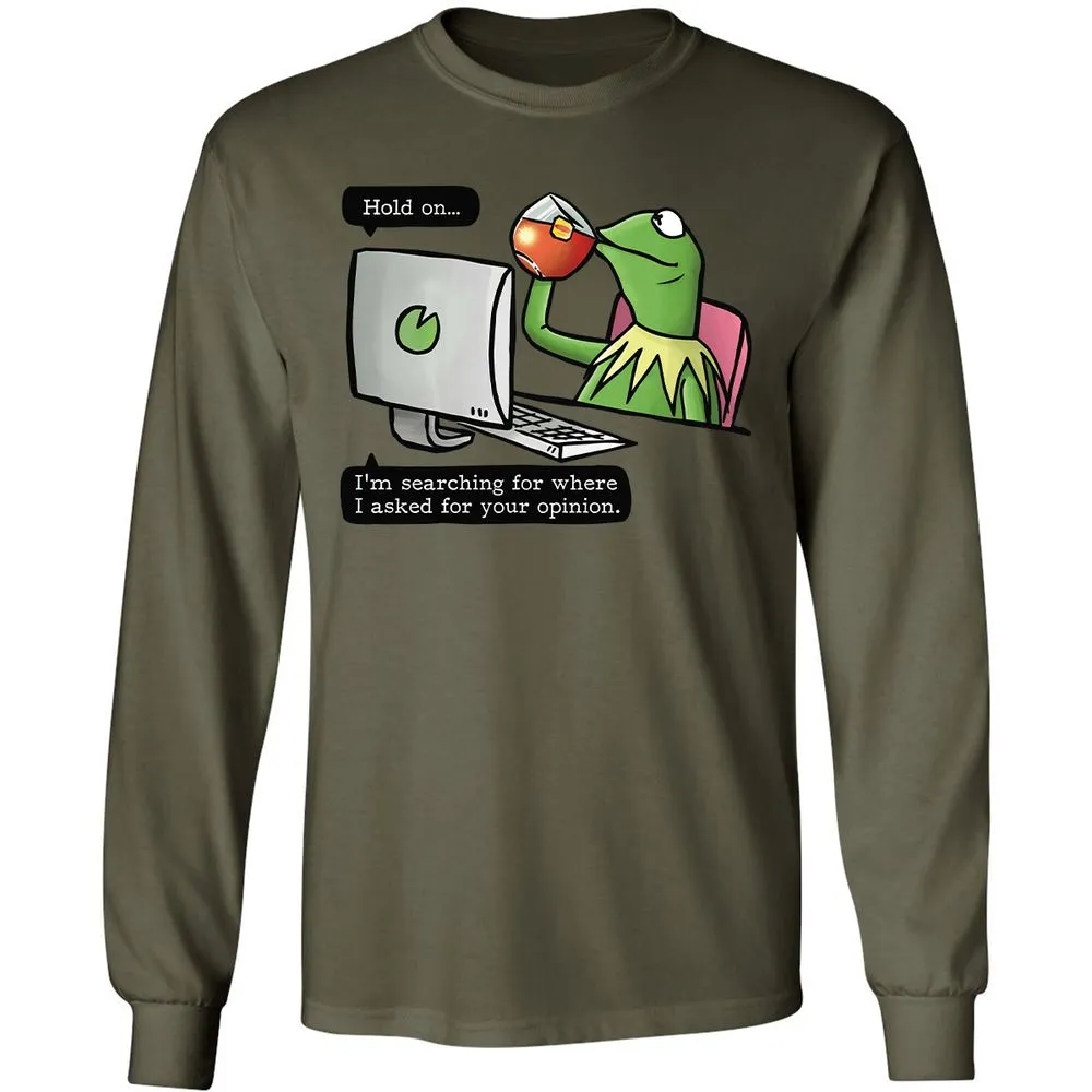 Long Sleeve T-Shirt - Y2DS4FCW - Military Green - 7