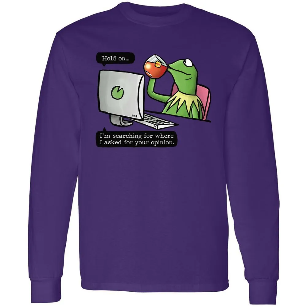 Long Sleeve T-Shirt - Y2DS4FCW - Purple - 13