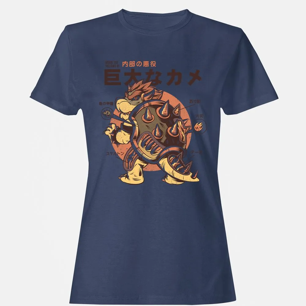 Women's T-Shirt - P6D6PFKF - Navy - 10