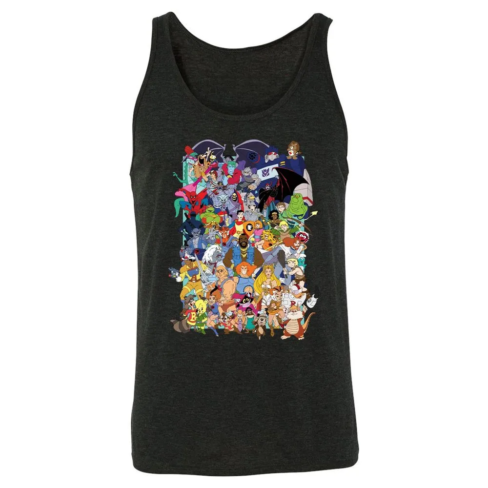 Unisex Jersey Tank - V9Y1K2RY - Charcoal Black Triblend - 5