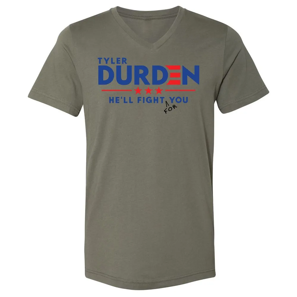 Unisex V-Neck T-Shirt - H411PVEZ - Military Green - 10