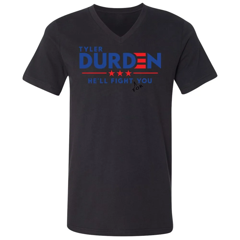 Unisex V-Neck T-Shirt - H411PVEZ - Black - 16