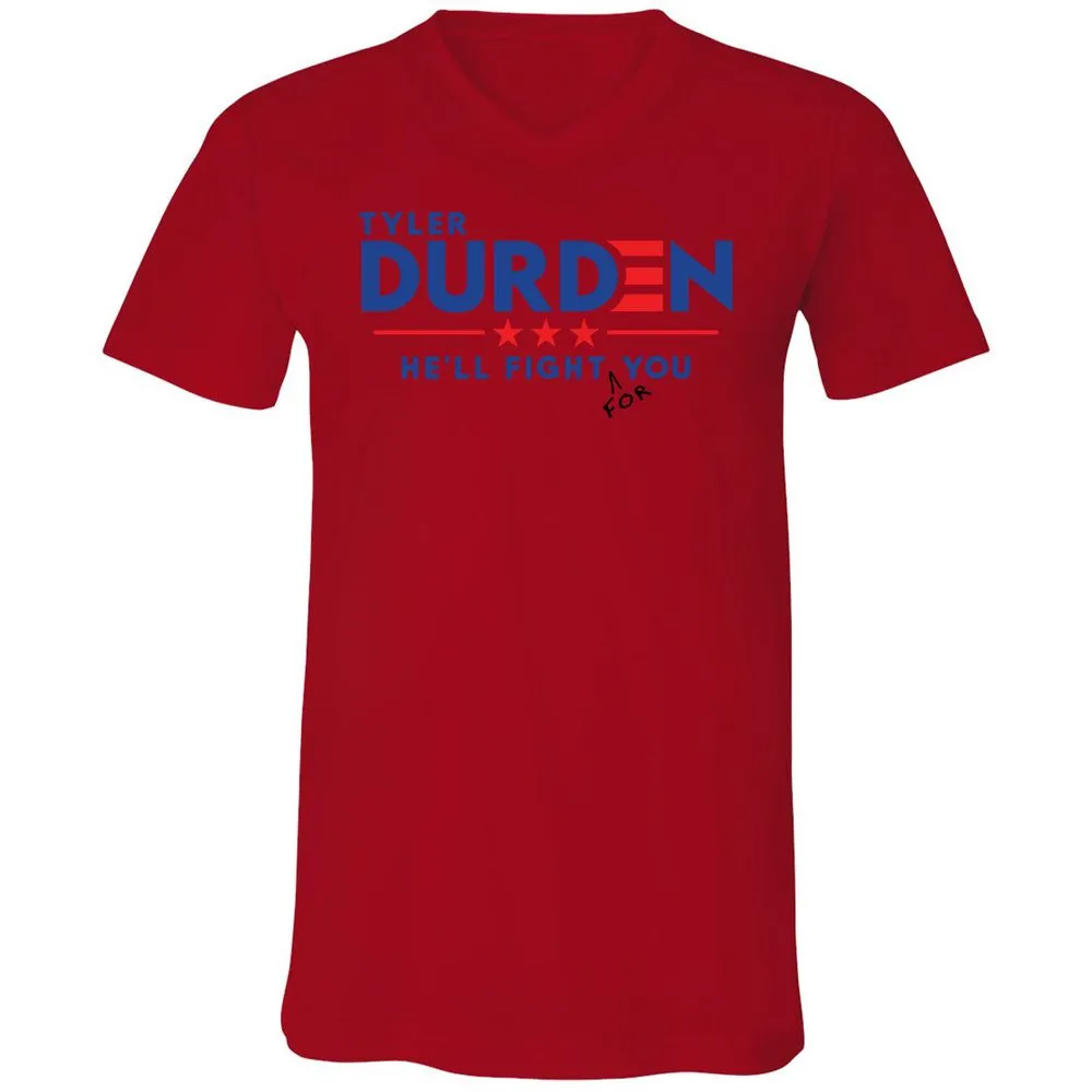Unisex V-Neck T-Shirt - H411PVEZ - Red - 3