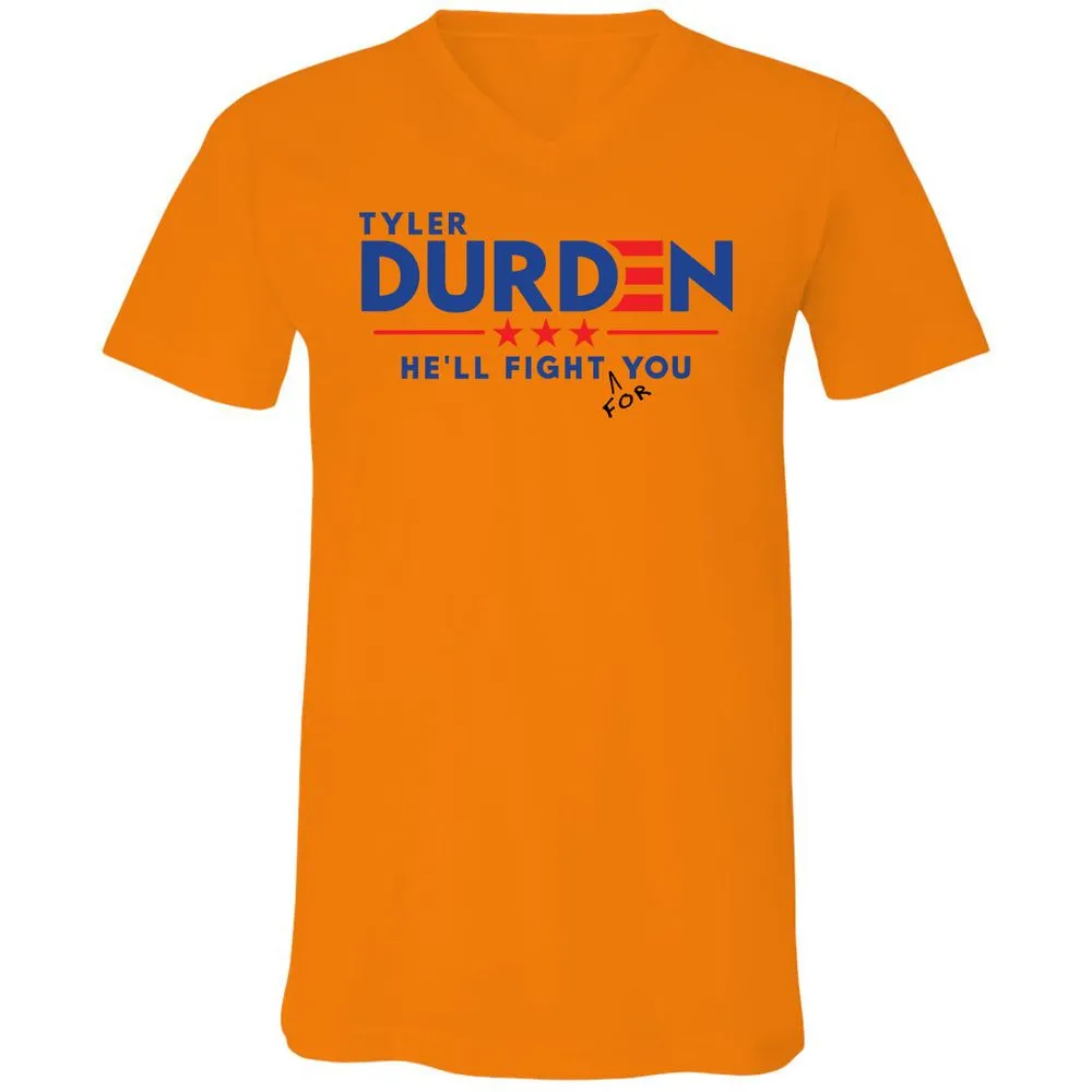 Unisex V-Neck T-Shirt - H411PVEZ - Orange - 11