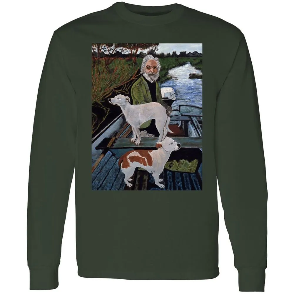 Long Sleeve T-Shirt - YDHHS7RL - Forest Green - 8
