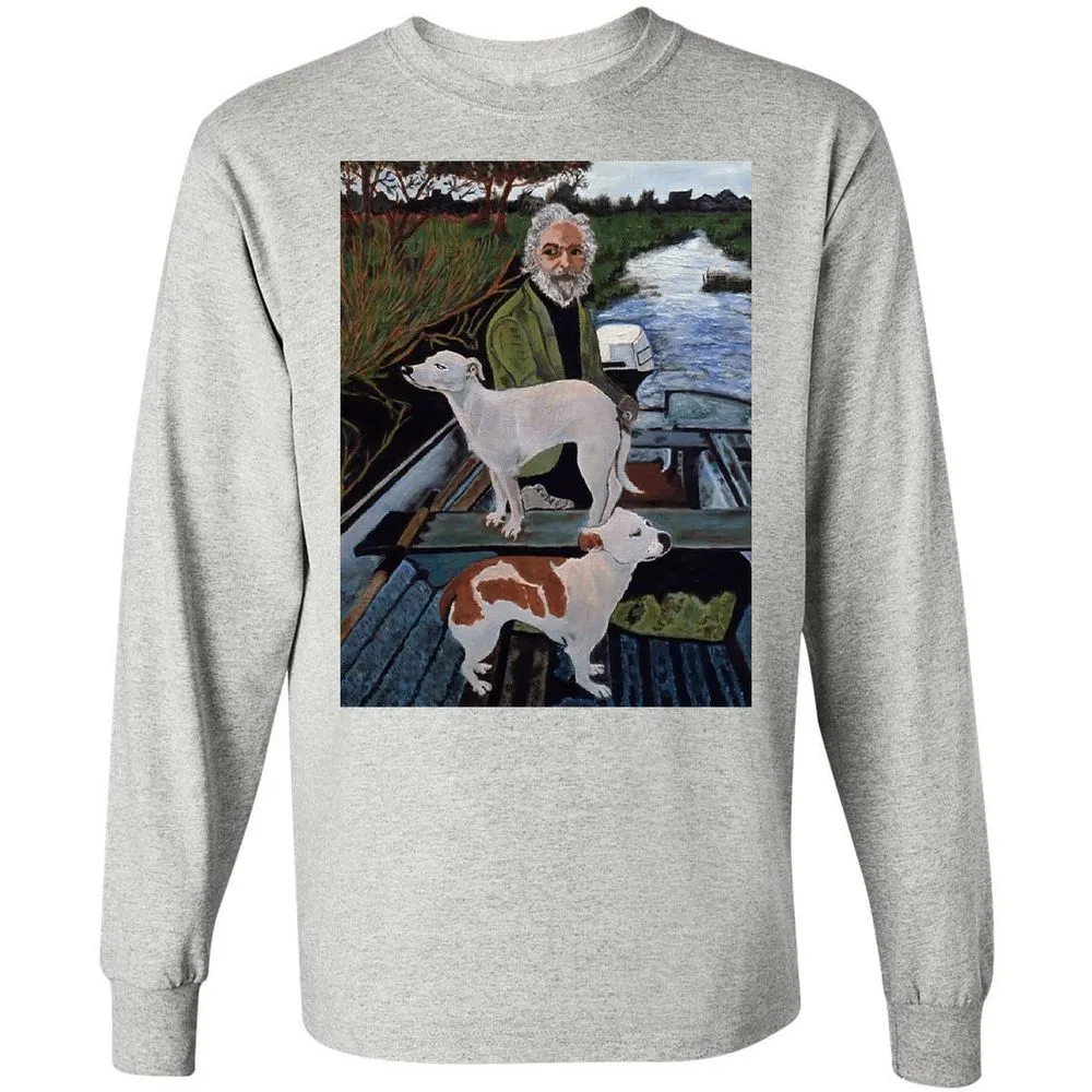 Long Sleeve T-Shirt - YDHHS7RL - Ash - 5