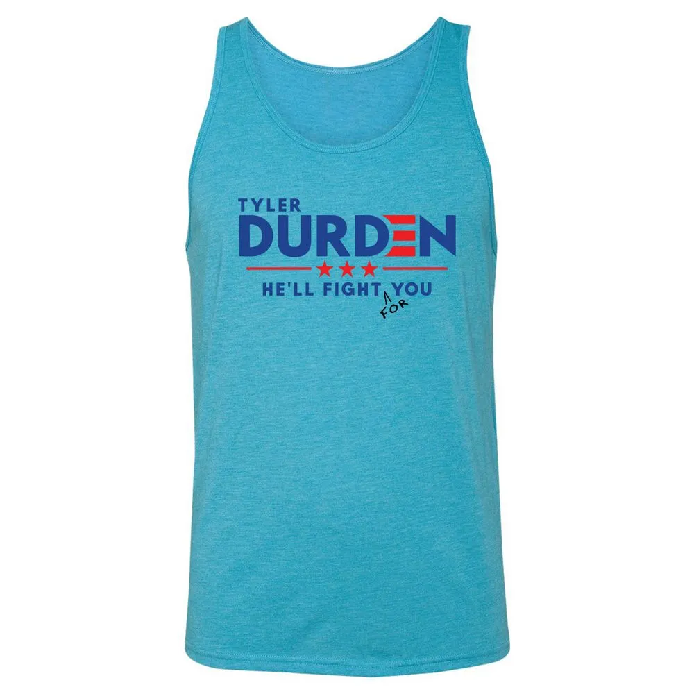 Unisex Jersey Tank - 4H77MX1H - Aqua Triblend - 3