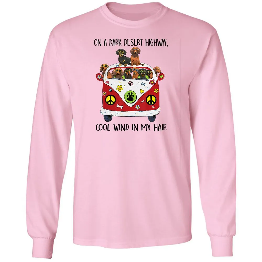 Long Sleeve T-Shirt - YHVC1FNU - Light Pink - 3