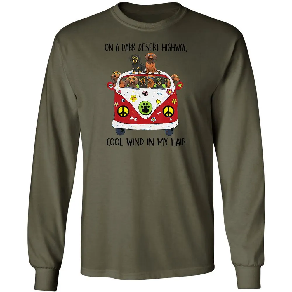 Long Sleeve T-Shirt - YHVC1FNU - Military Green - 7