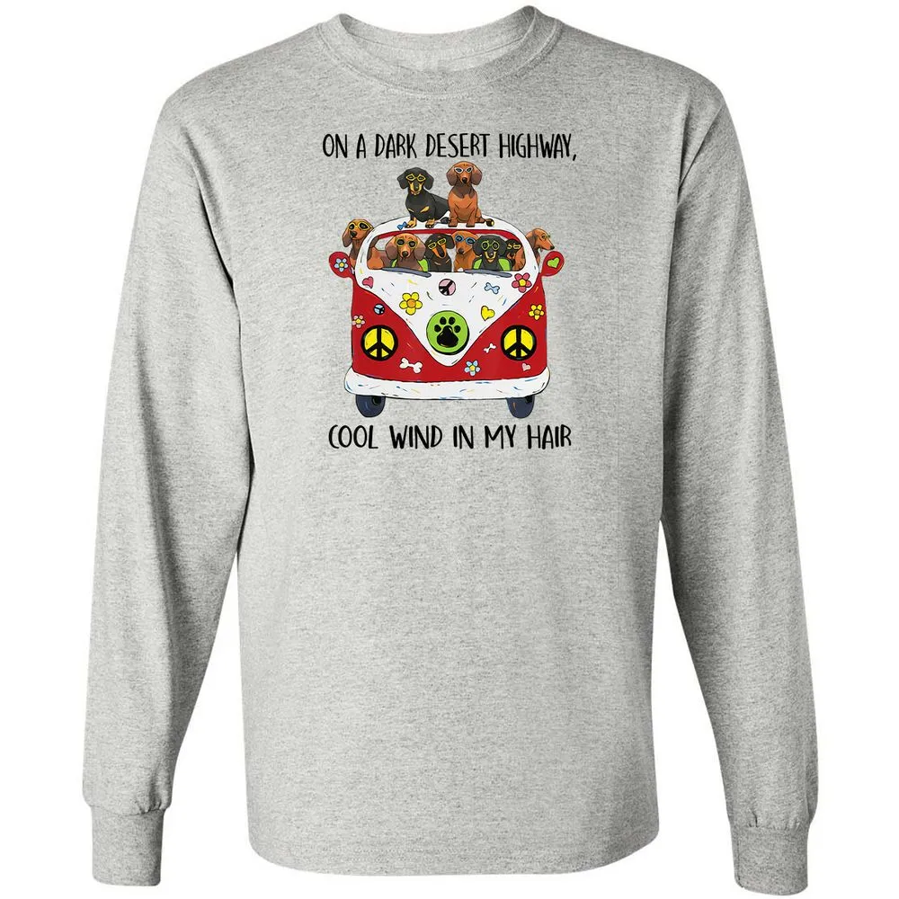 Long Sleeve T-Shirt - YHVC1FNU - Ash - 5