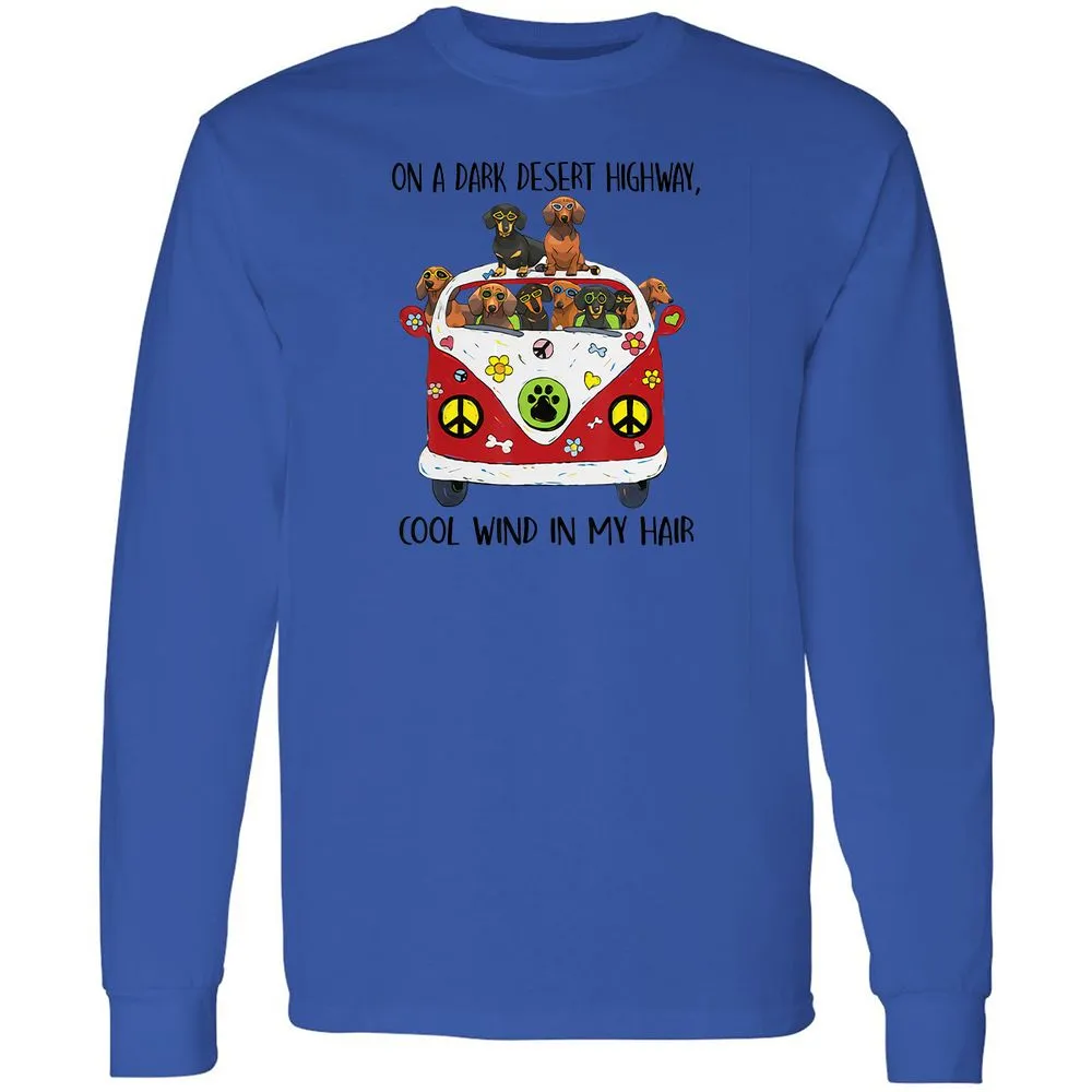 Long Sleeve T-Shirt - YHVC1FNU - Royal - 4