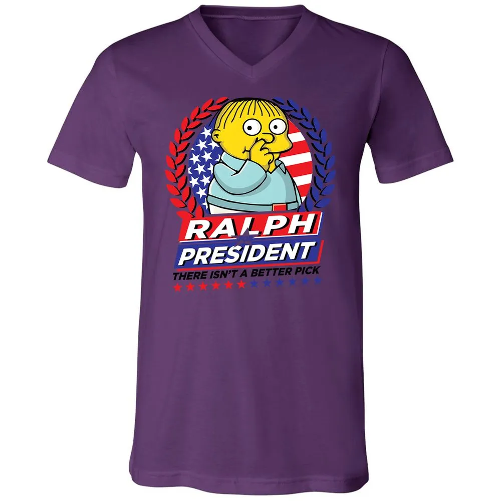 Unisex V-Neck T-Shirt - WKN21CK4 - Team Purple - 2