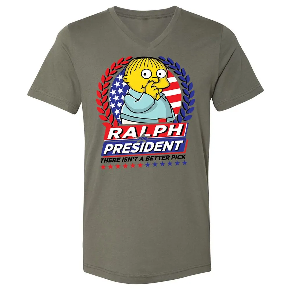 Unisex V-Neck T-Shirt - WKN21CK4 - Military Green - 10