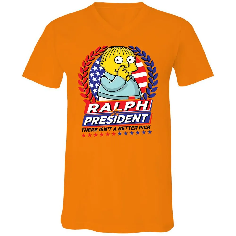 Unisex V-Neck T-Shirt - WKN21CK4 - Orange - 11