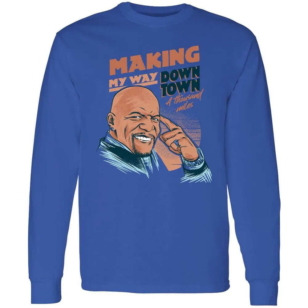 Long Sleeve T-Shirt - 5VGPGMVE - Royal - 4