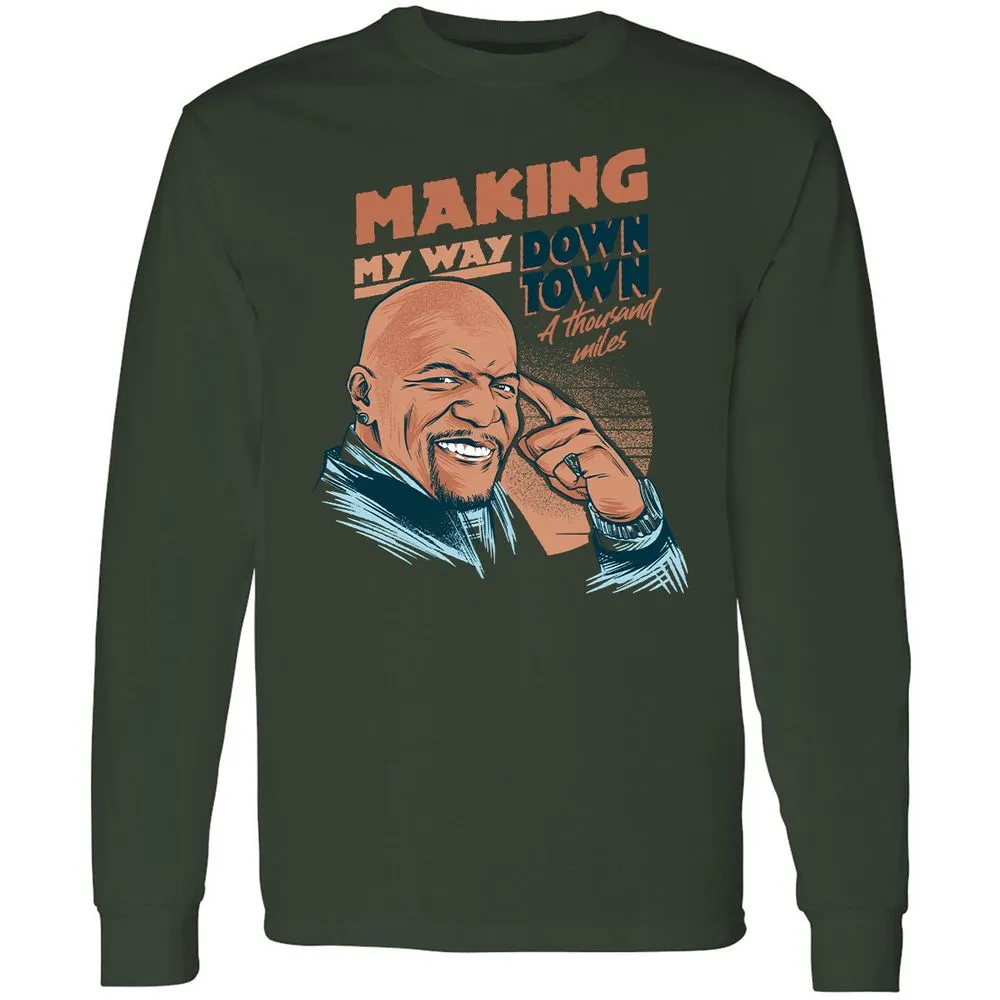 Long Sleeve T-Shirt - 5VGPGMVE - Forest Green - 8
