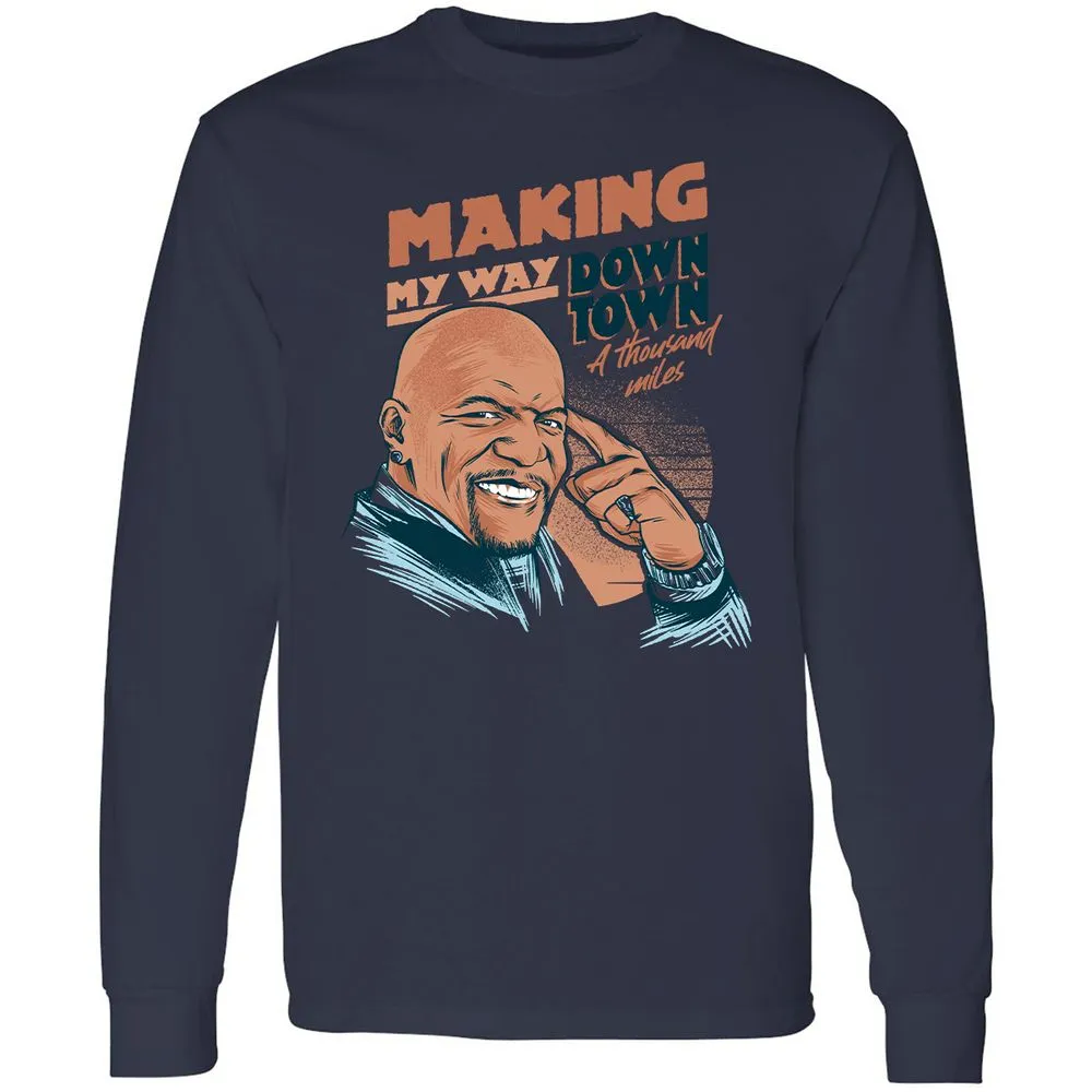 Long Sleeve T-Shirt - 5VGPGMVE - Navy - 12
