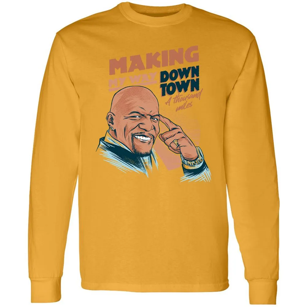 Long Sleeve T-Shirt - 5VGPGMVE - Gold - 9