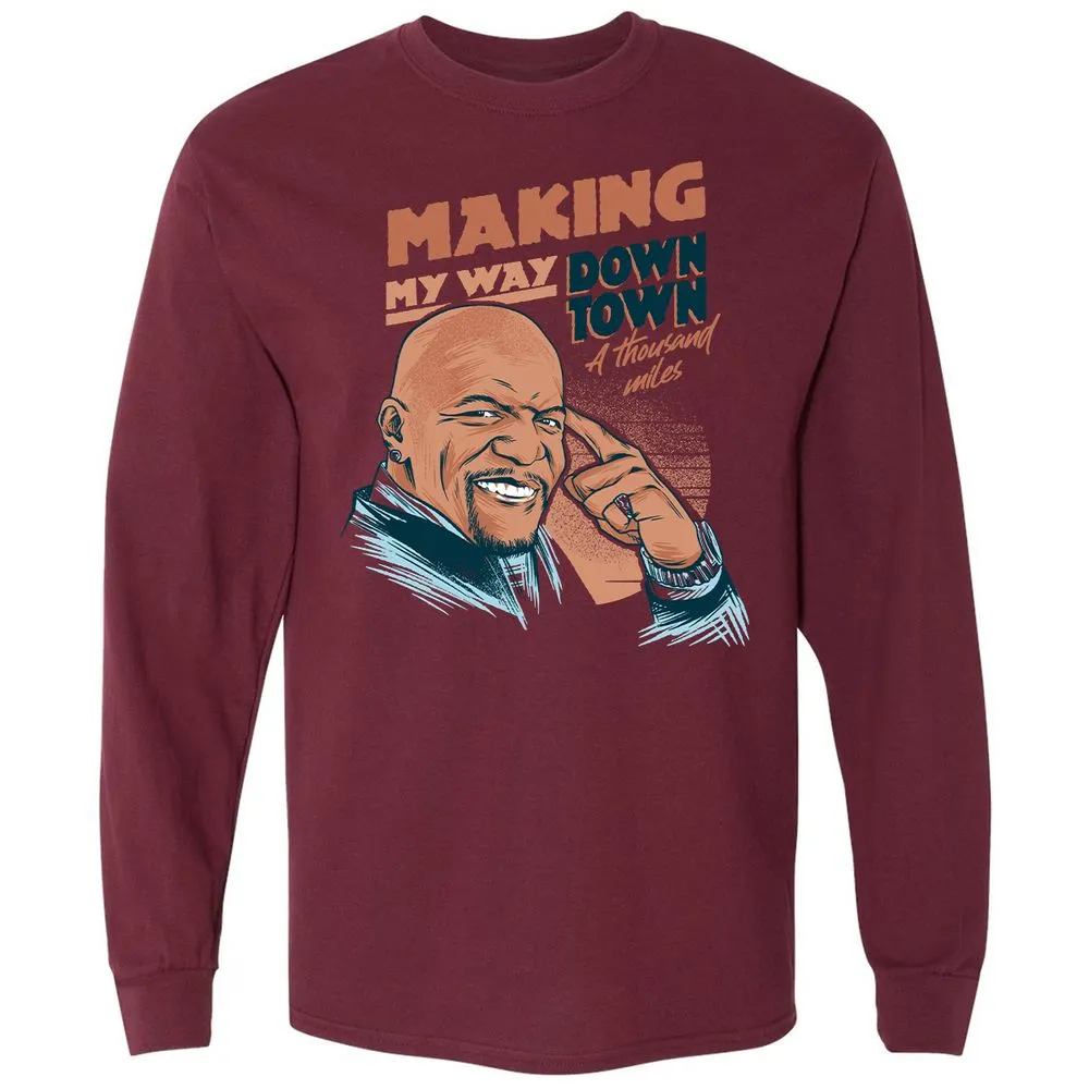 Long Sleeve T-Shirt - 5VGPGMVE - Maroon - 11