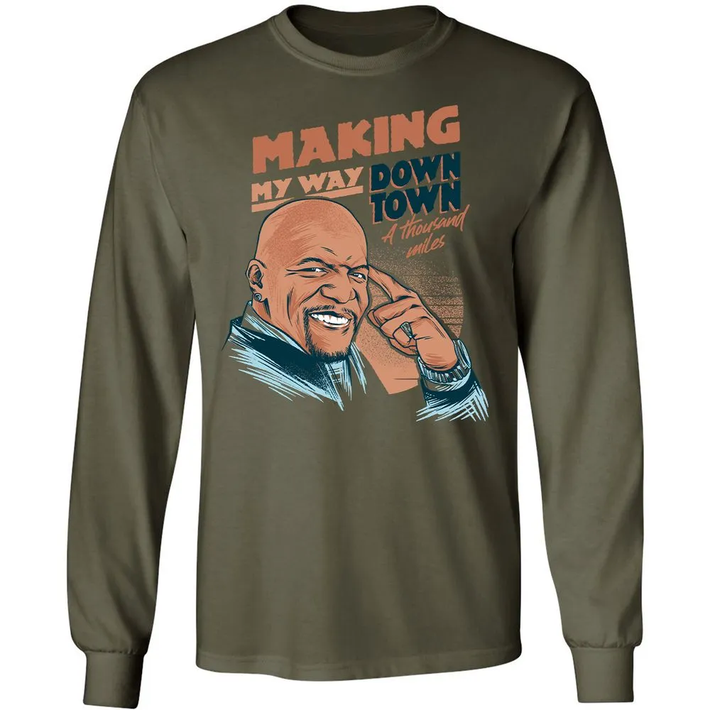 Long Sleeve T-Shirt - 5VGPGMVE - Military Green - 7