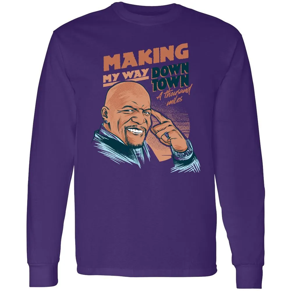 Long Sleeve T-Shirt - 5VGPGMVE - Purple - 13