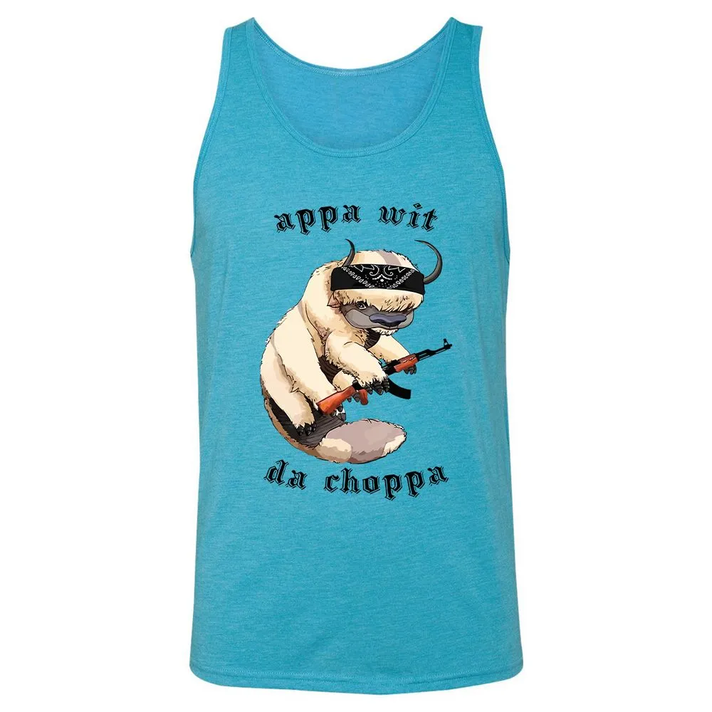 Unisex Jersey Tank - SPEAN5E8 - Aqua Triblend - 3