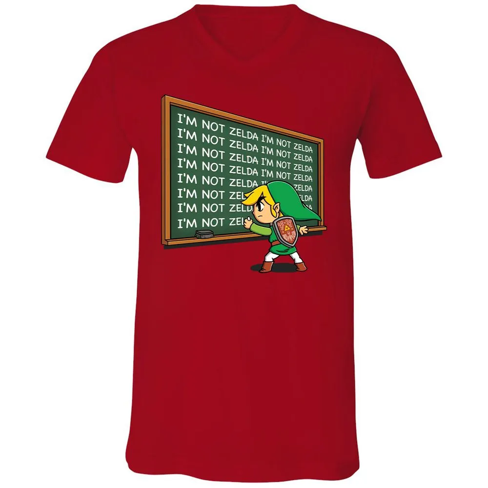 Unisex V-Neck T-Shirt - WUZE867H - Red - 3