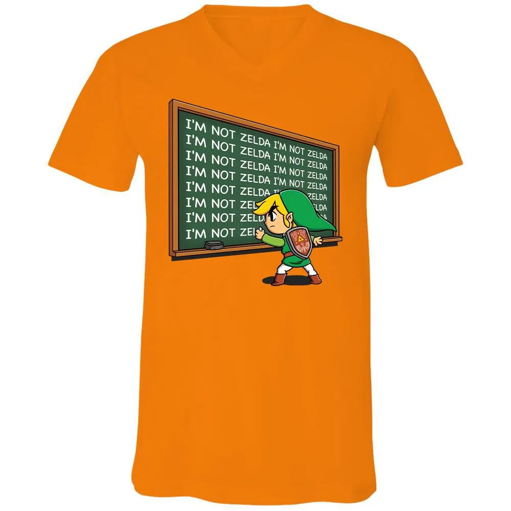 Unisex V-Neck T-Shirt - WUZE867H - Orange - 11