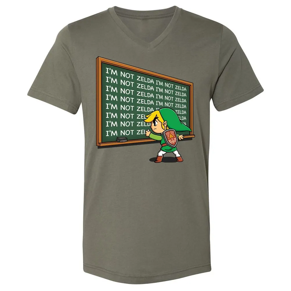 Unisex V-Neck T-Shirt - WUZE867H - Military Green - 10