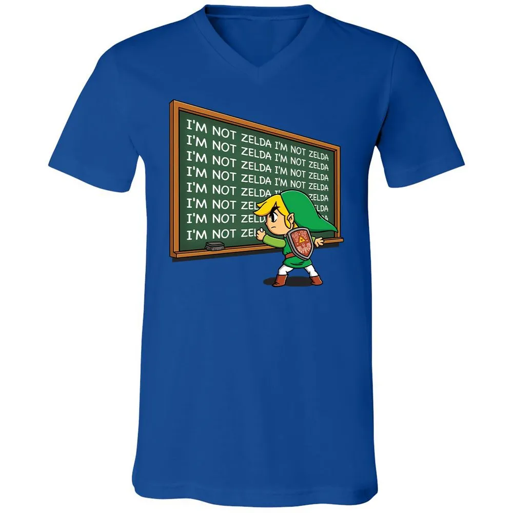 Unisex V-Neck T-Shirt - WUZE867H - True Royal - 4