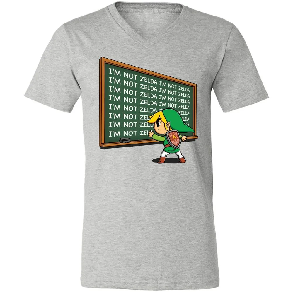 Unisex V-Neck T-Shirt - WUZE867H - Athletic Heather - 7